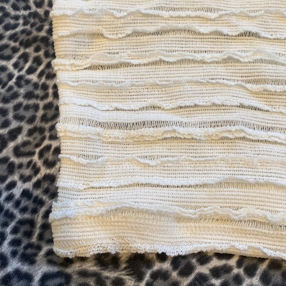 Free People Movement Femme Tank Cropped Bra Bralette Ivory Sz M NWT - Picture 3 of 5